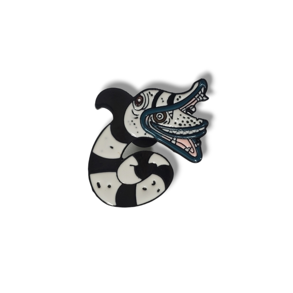 Beetlejuice Sandworm Pin/Brooch